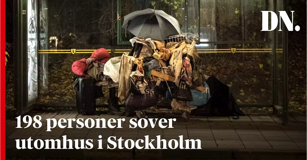 Fler hemlösa i Stockholm – kraftig ökning bland de som sover utomhus