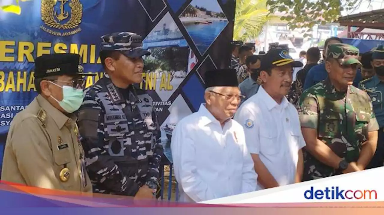 Ma'ruf Minta TNI AL Edukasi Masyarakat Pesisir soal Perubahan Iklim