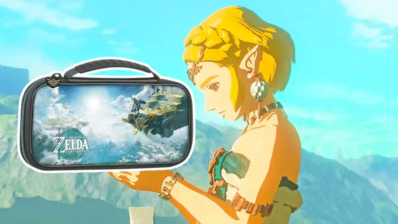 Neue Tasche zu Zelda Tears of the Kingdom hüllt eure Switch in flauschige Wolken