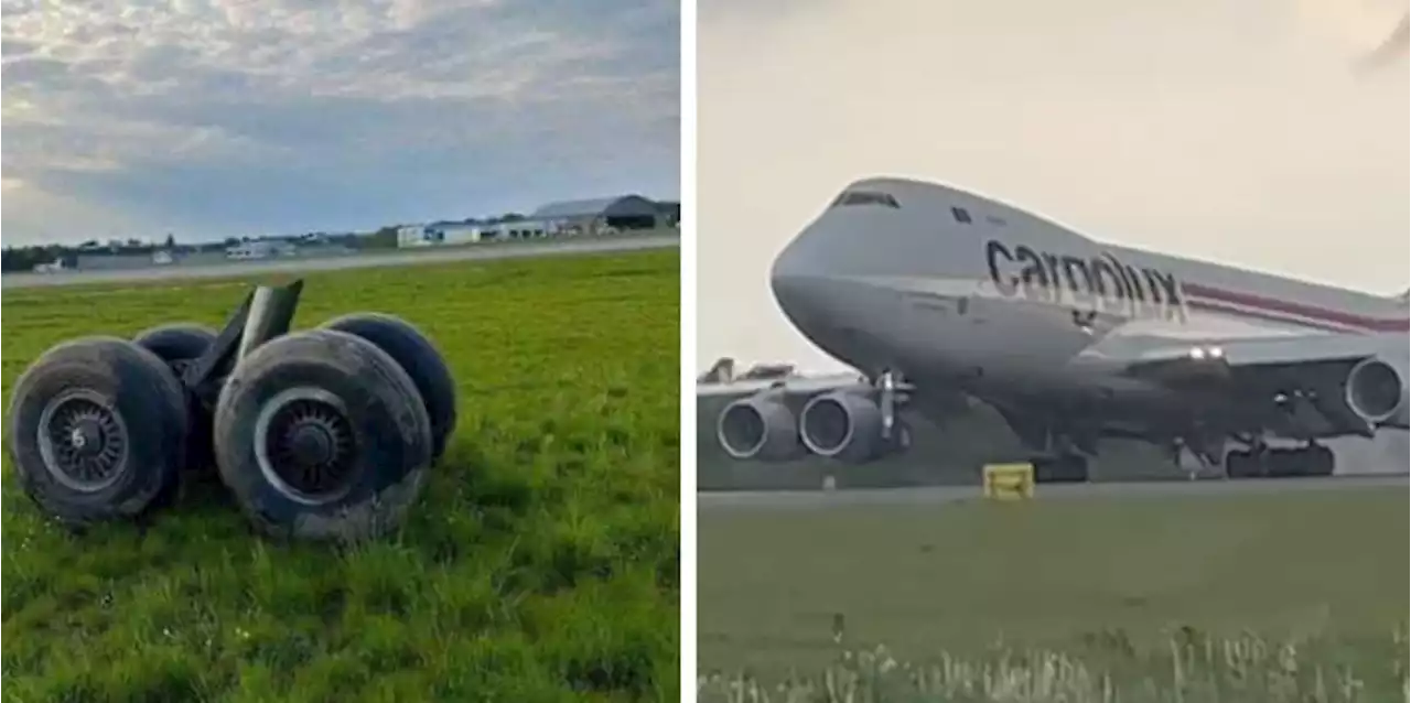 Schock-Video! Bei Landung reißt Fahrwerk von Jumbojet ab - Video