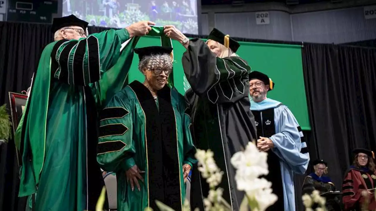 Opal Lee given honorary doctorate by UNT