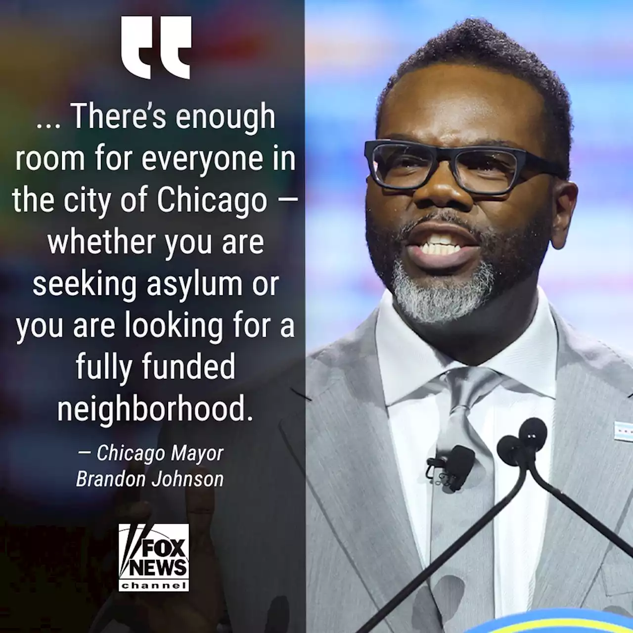 New Chicago Mayor Brandon Johnson says city 'traumatized by violence' has 'enough room' for migrant surge