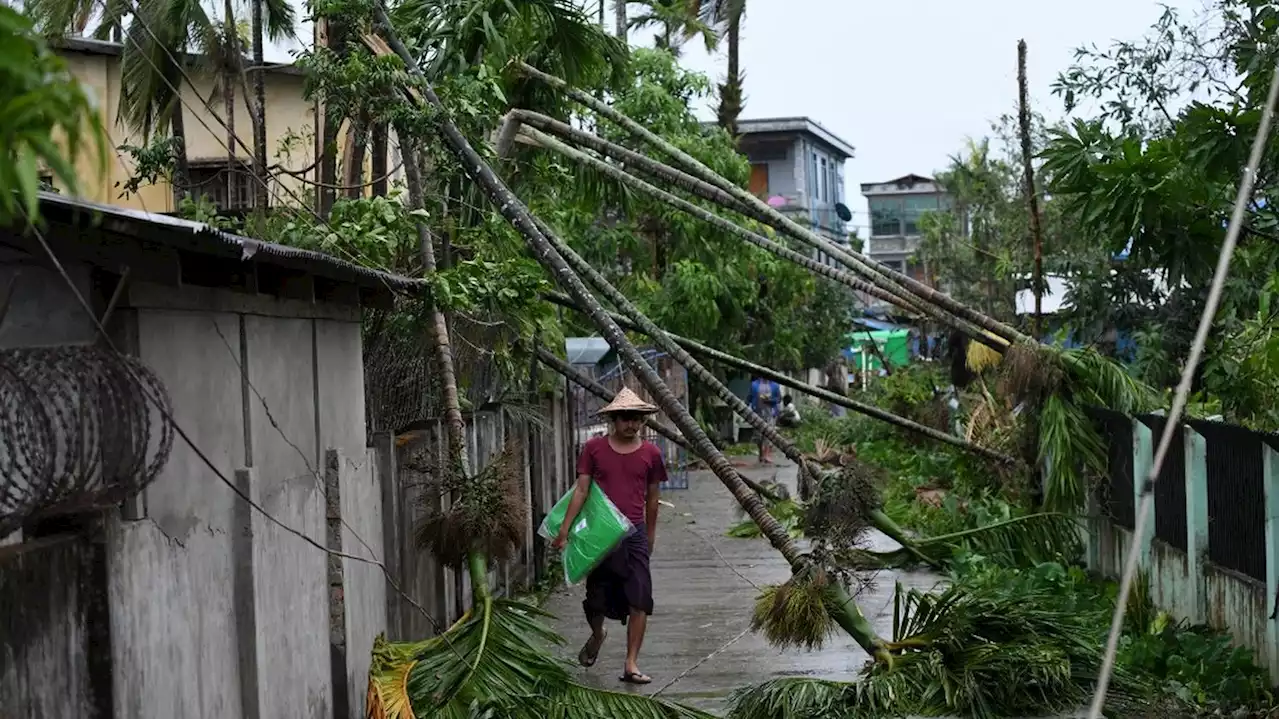 Le cyclone Mocha a fait au moins trois morts en Birmanie