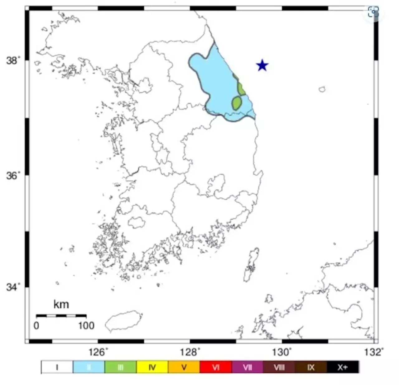 강원 동해 해역에서 4.5 지진…올해 한반도 발생 최대 규모