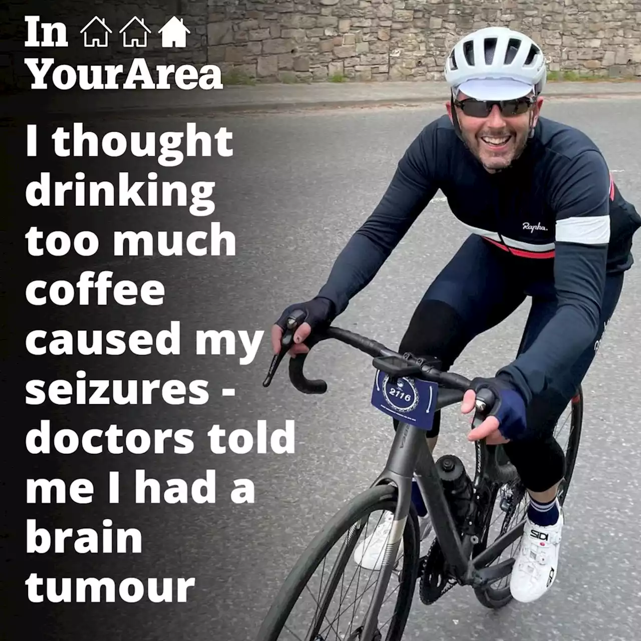 Dad marks end of treatment for brain tumour with cycle challenge