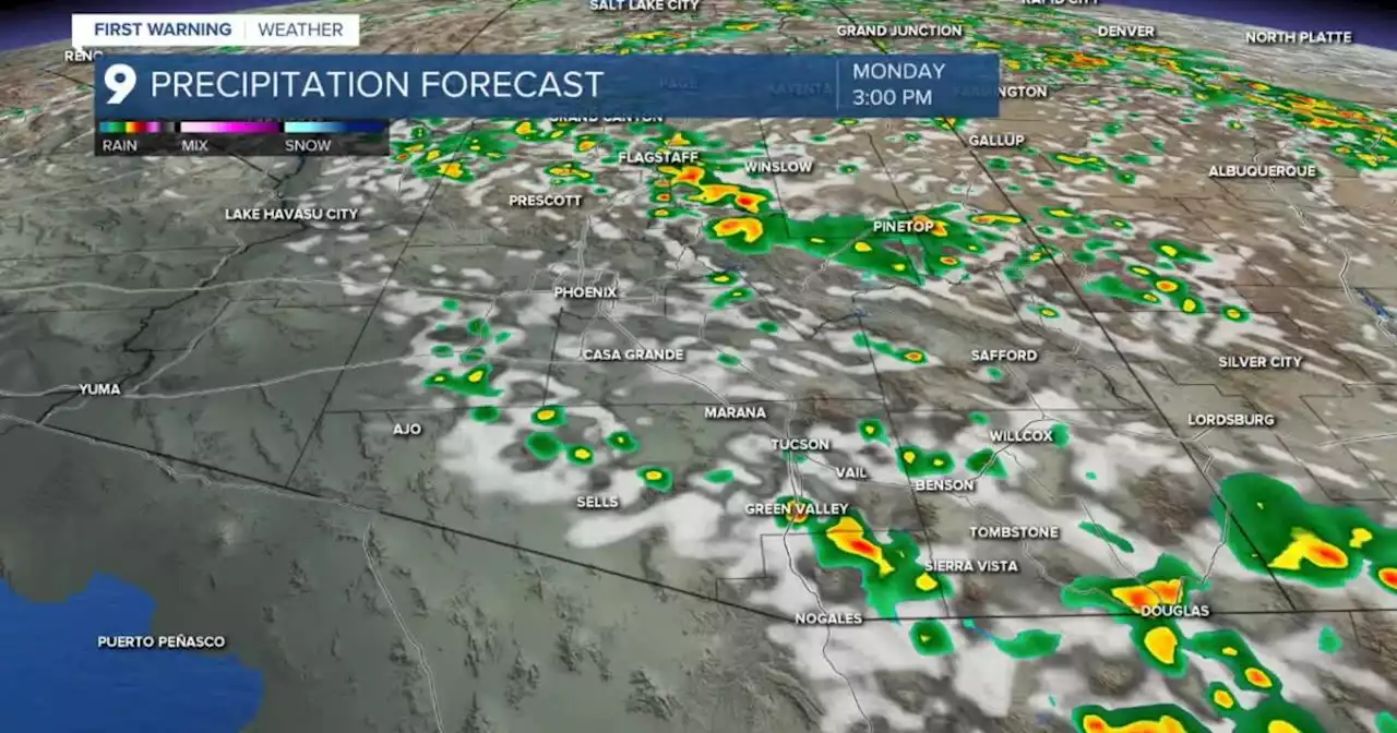 A mix of wet and dry thunderstorms again today