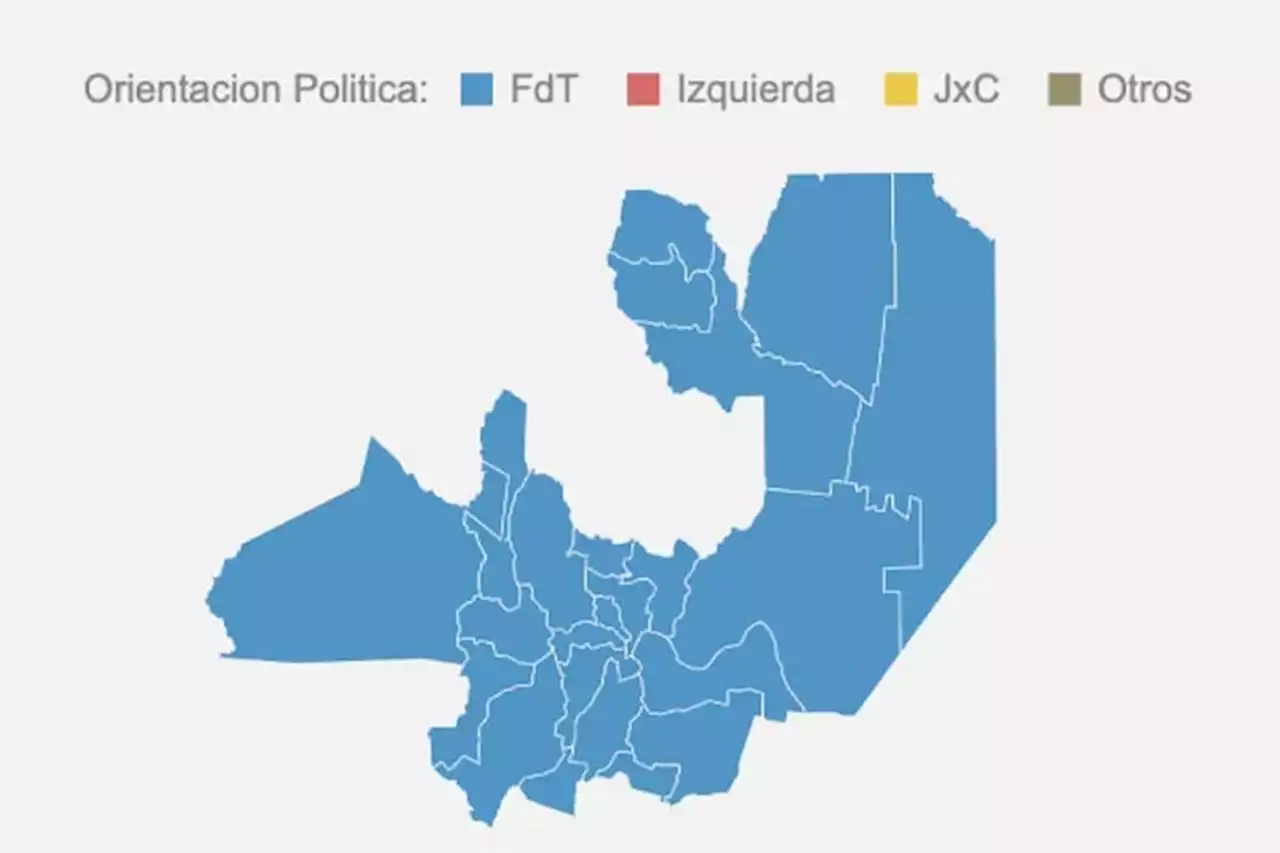 Elecciones en Salta 2023: mapa de resultados en tiempo real