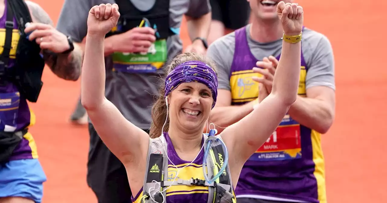 Rob Burrow's tribute to 'super girl' wife Lindsey after marathon heroics