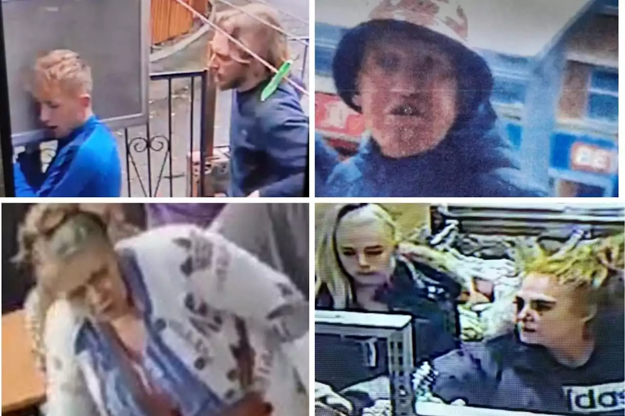 Caught on camera: 23 CCTV snaps of people wanted for crimes committed in Leeds