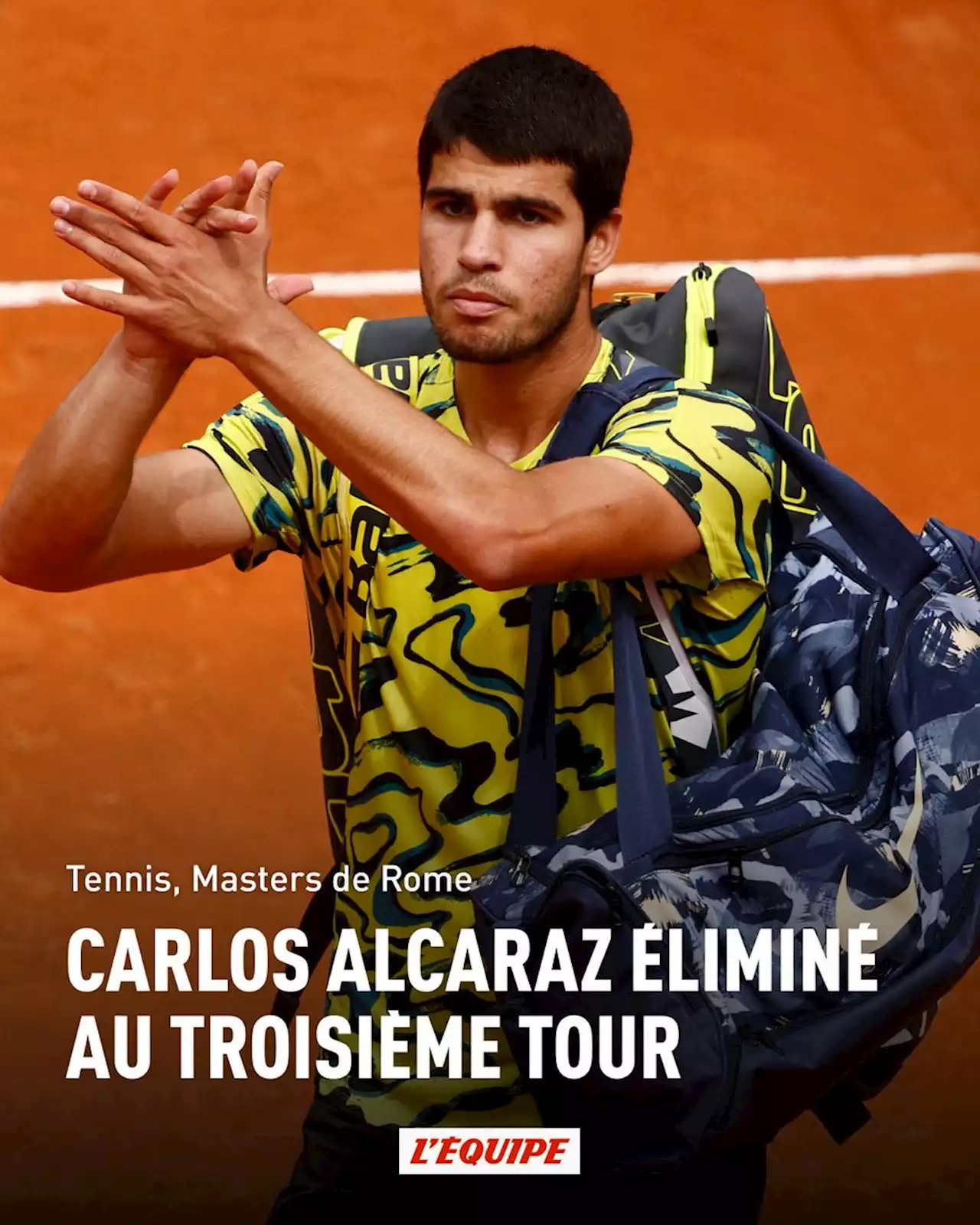 Carlos Alcaraz éliminé au 3e tour du Masters 1000 de Rome par Fabian Marozsan