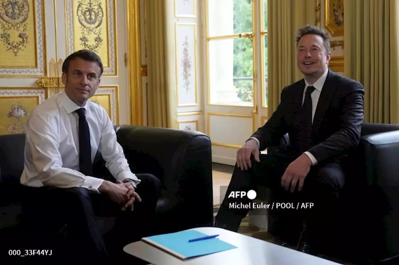 Macron, Musk meet in Paris on investing in France