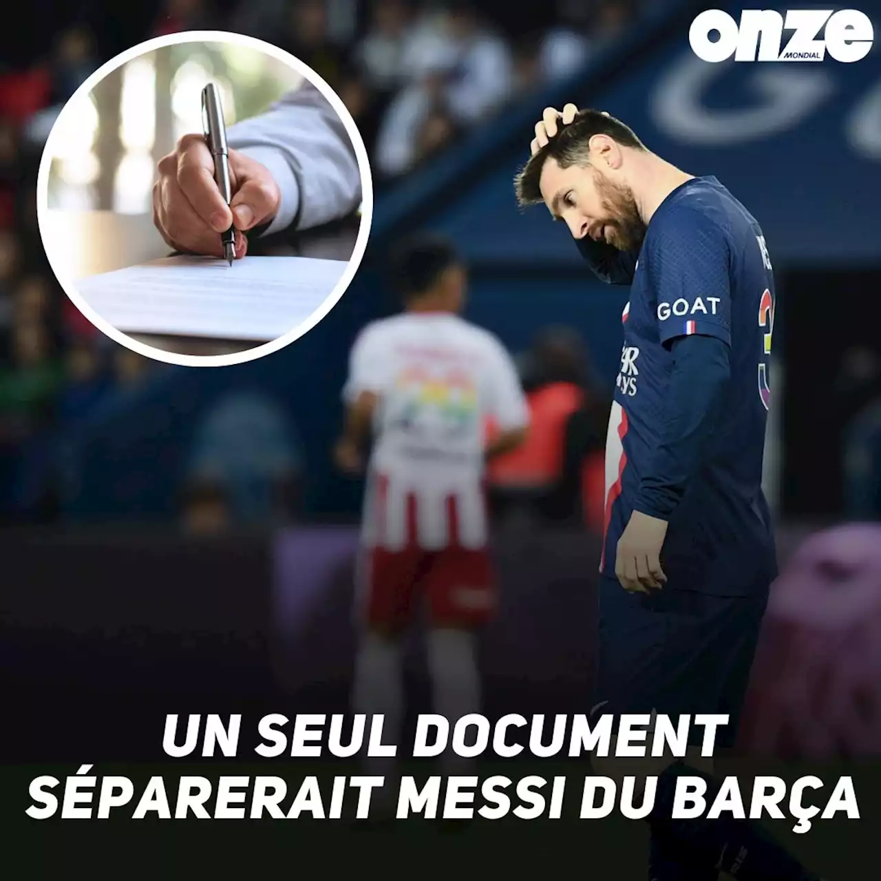 PSG : un seul document séparerait Messi du Barça !