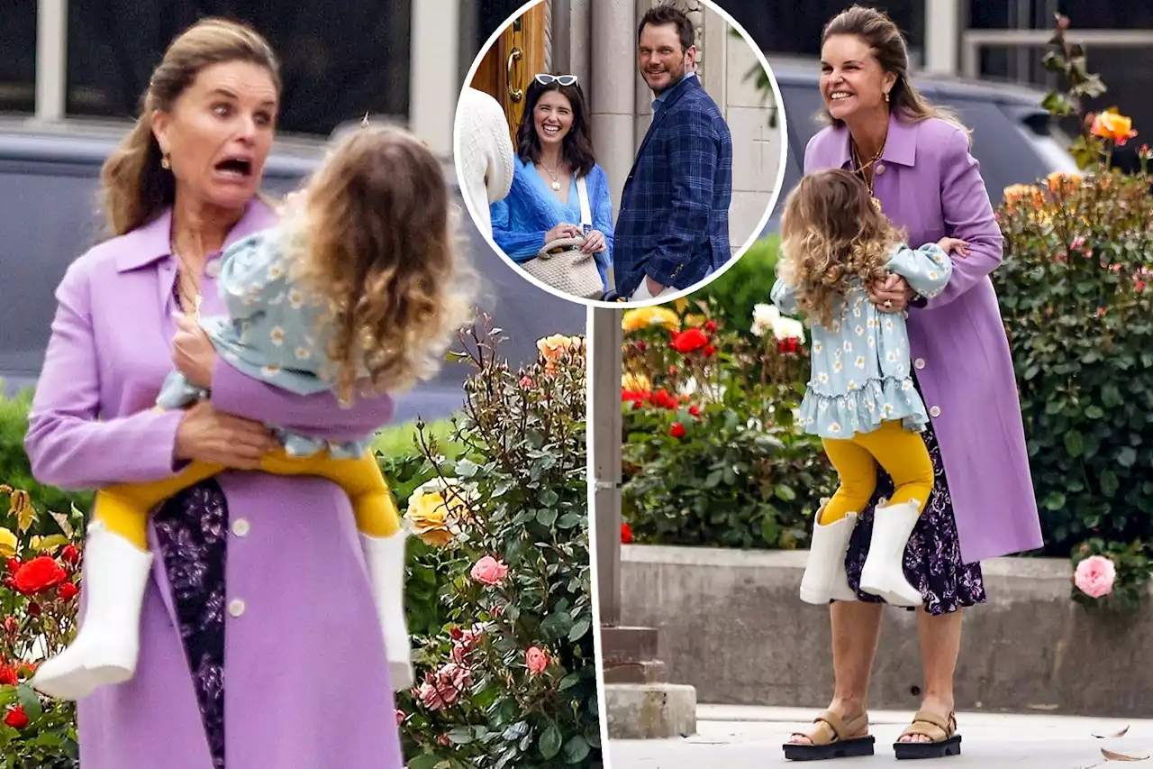 Maria Shriver spotted with Katherine Schwarzenegger’s kids on Mother’s Day