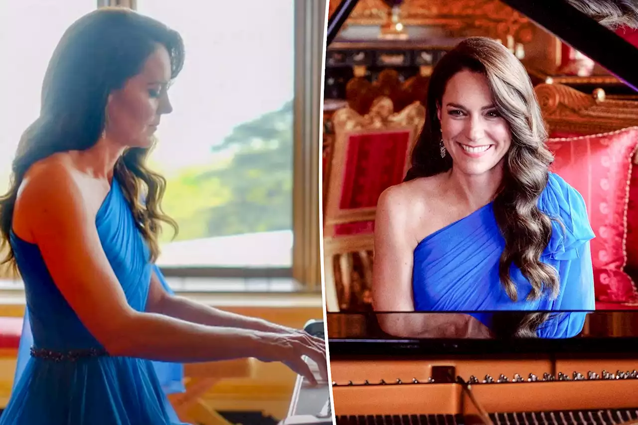 Royal fans think ‘cringe’ Kate Middleton faked playing piano for Eurovision