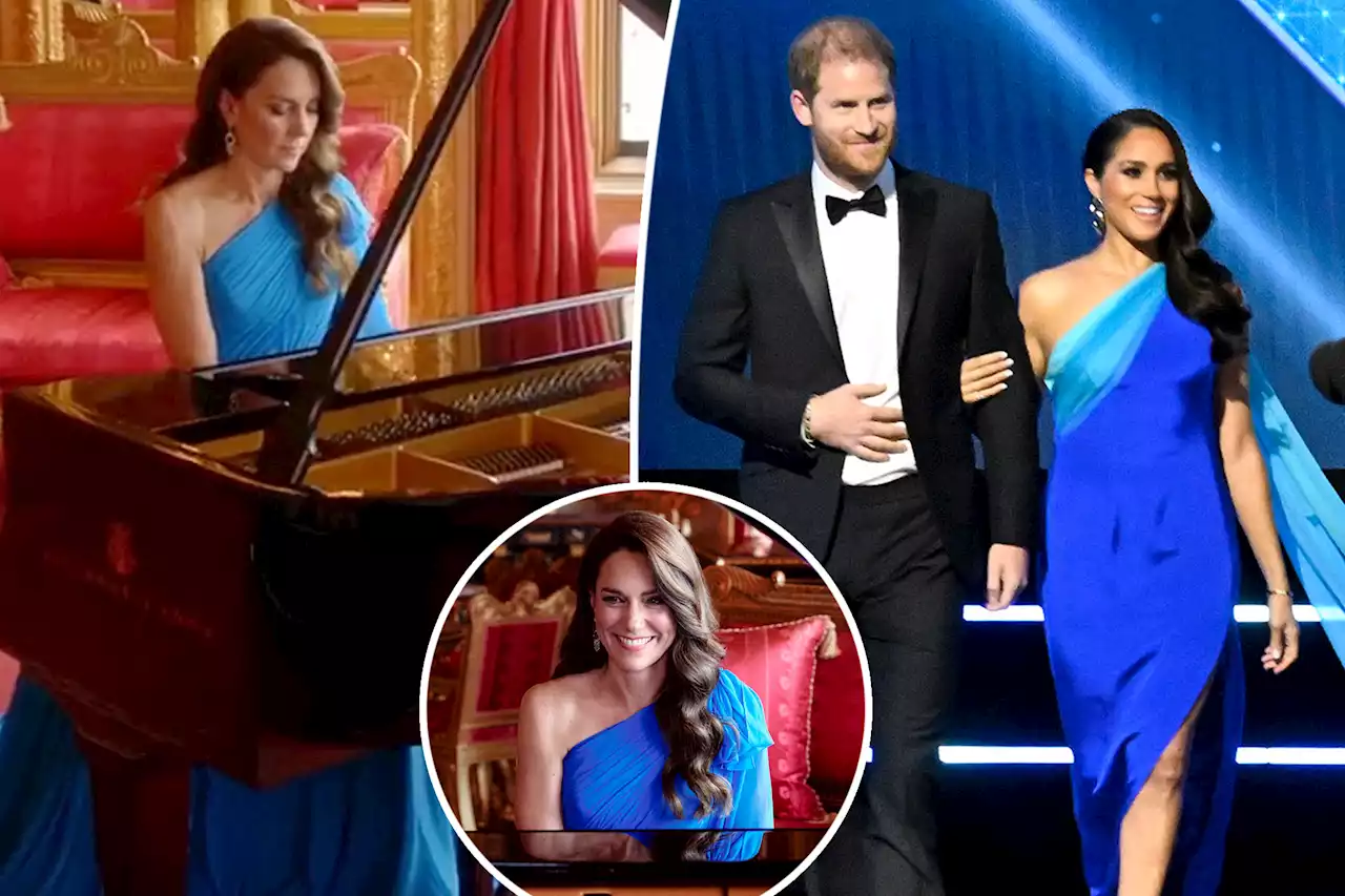 Royal fans think Kate Middleton ‘copied’ Meghan Markle’s look for Eurovision 2023