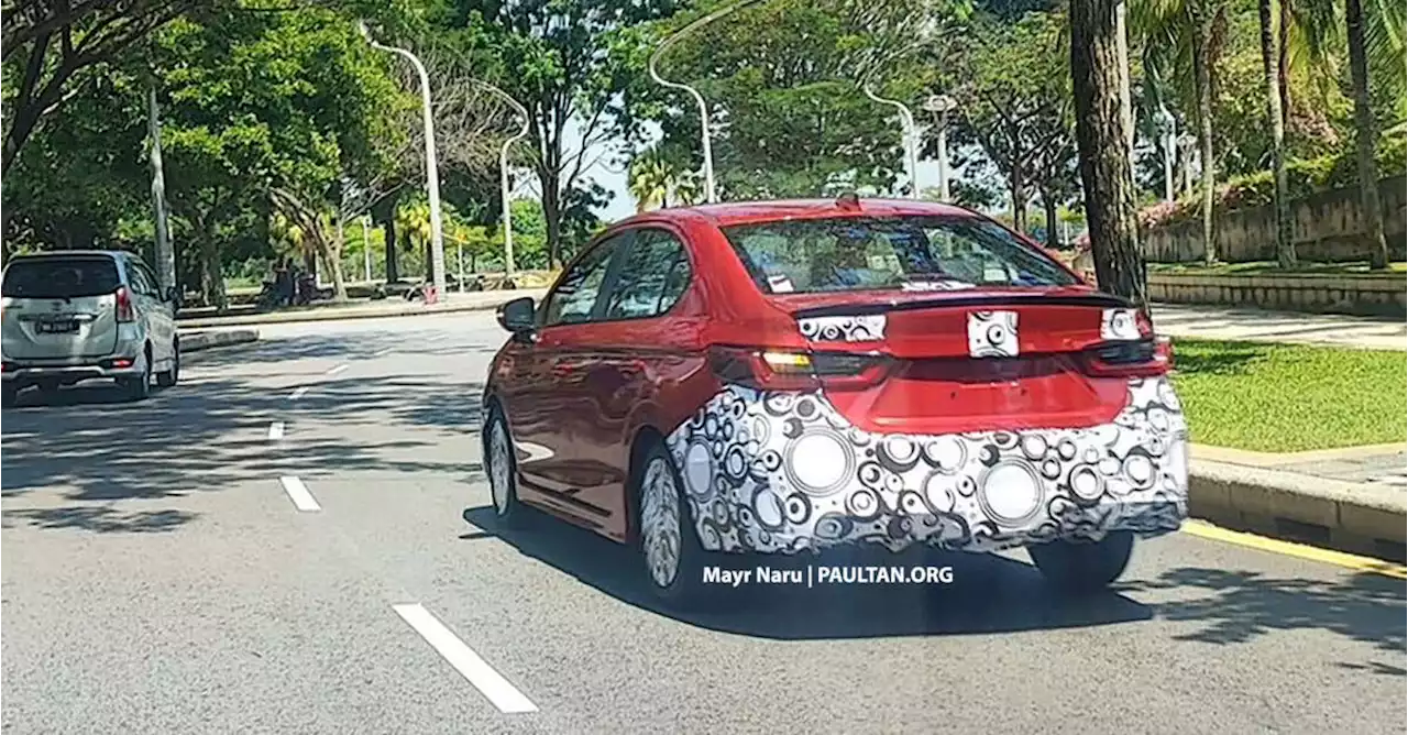 2023 Honda City facelift spied on test in Malaysia - paultan.org