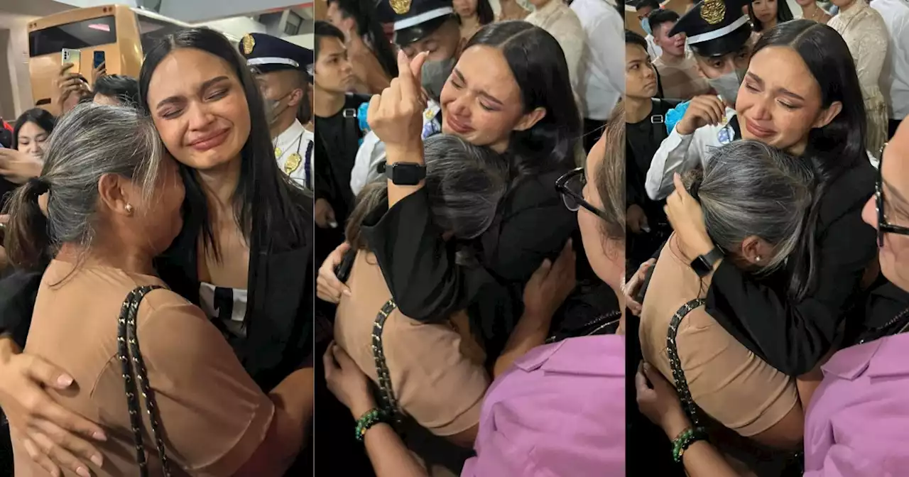 ‘I’m okay, mama’: Pauline Amelinckx’s touching moment with mom post-pageant goes viral