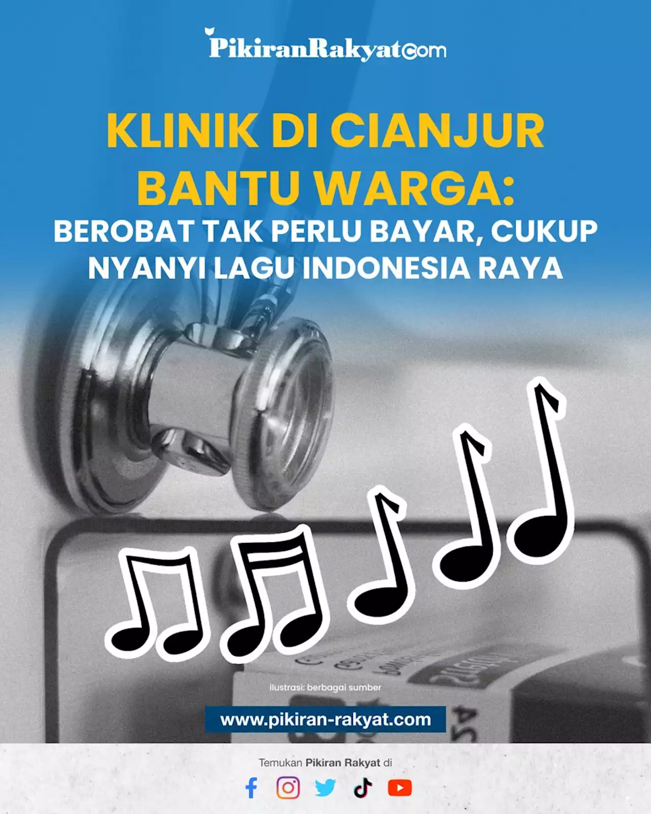 Klinik di Cianjur Bantu Warga: Berobat Tak Perlu Bayar, Cukup Nyanyi Lagu Indonesia Raya