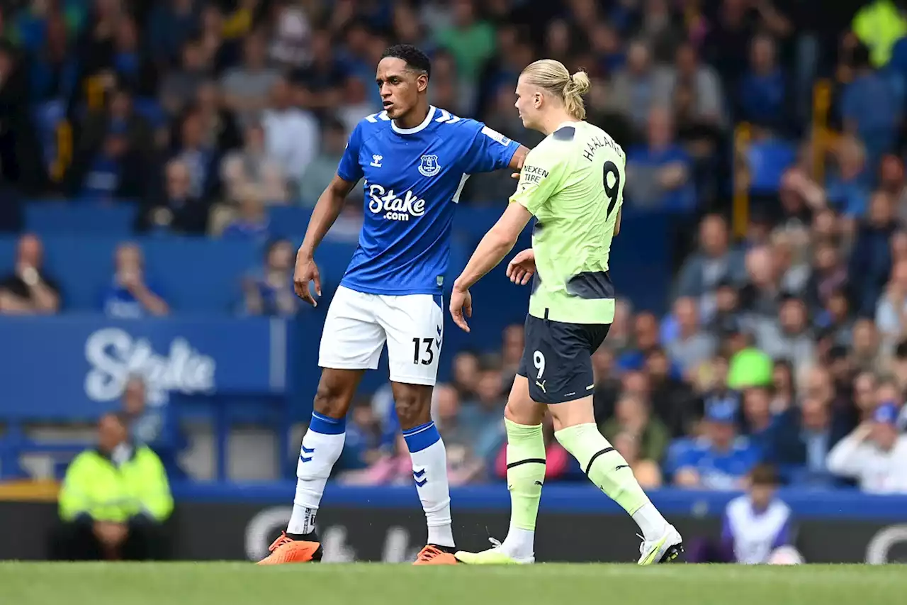 Pep Guardiola salió a cobrarle a Yerry Mina por pellizcar y arañar a Erling Haaland - Pulzo