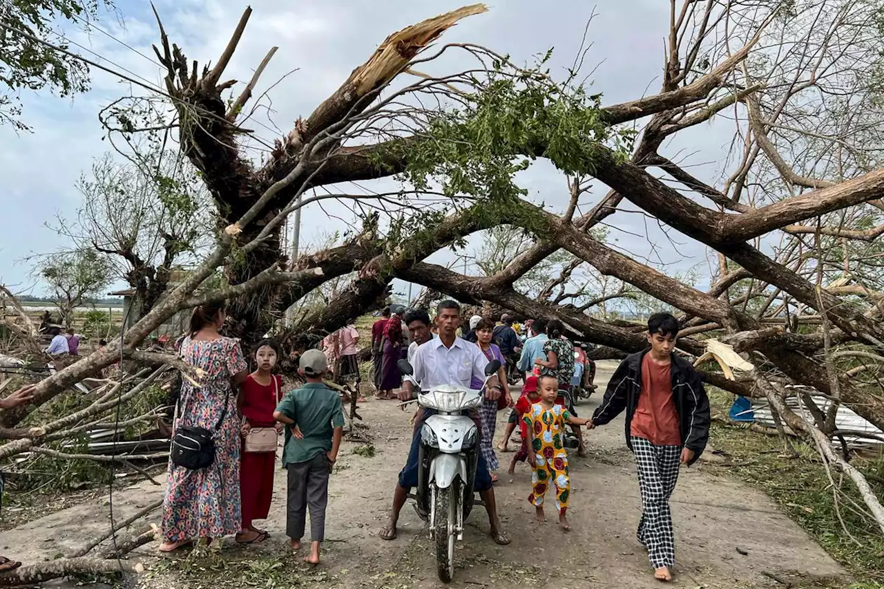 Birmanie : dans le sillage du cyclone Mocha, des rafales à plus de 195 km/h et des villes coupées du monde