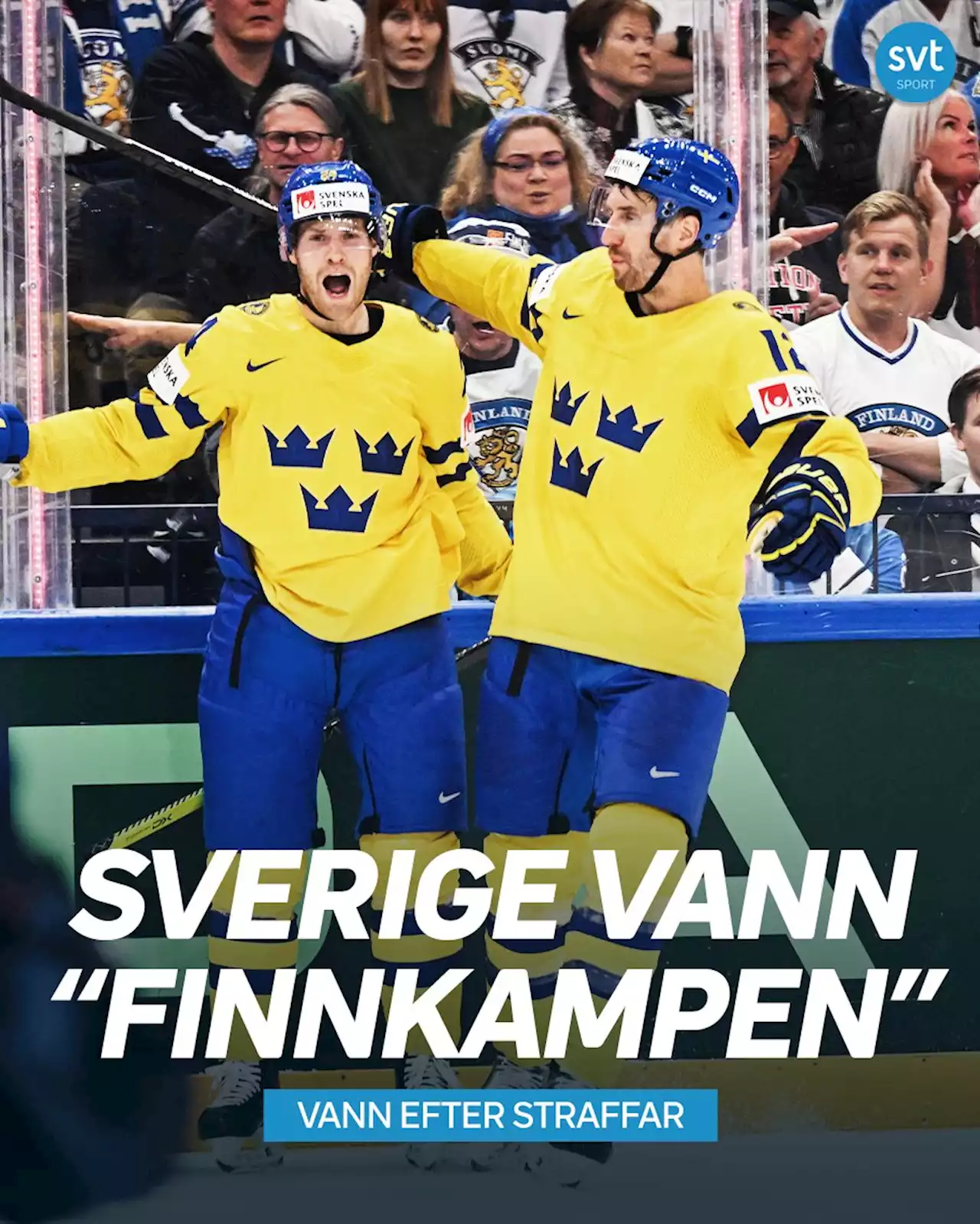 Ishockey: Sverige vinner på straffar – efter läcker straff: ”Makalöst”