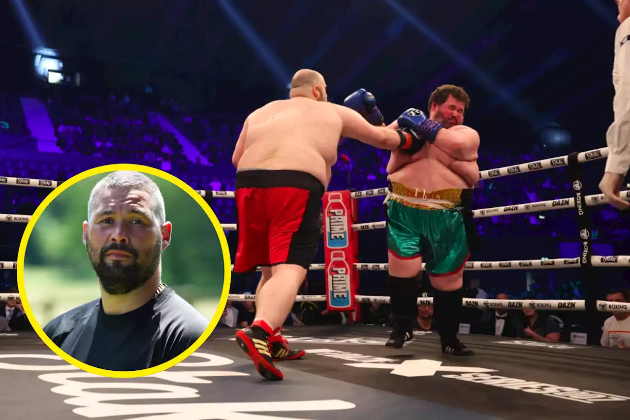 Bellew describes influencer boxers who weigh 56 stone combined 'walking health hazards'