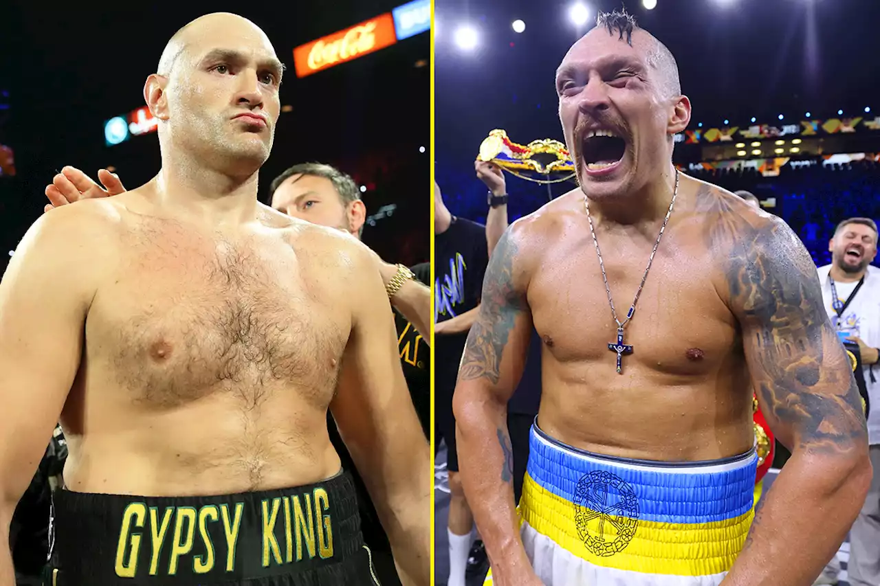 'I'd love it' - Tyson Fury says Oleksandr Usyk fight must happen this year