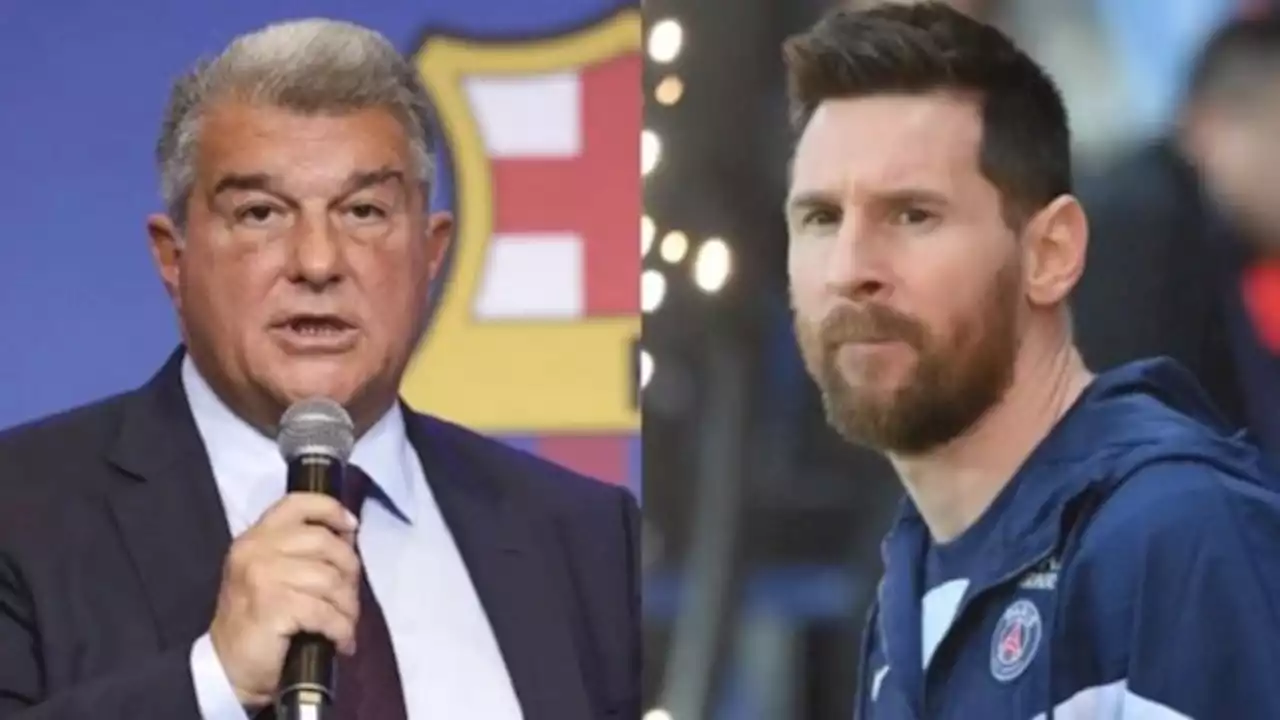 Laporta aseguró que harán 'todo lo posible' para que Messi vuelva a Barcelona