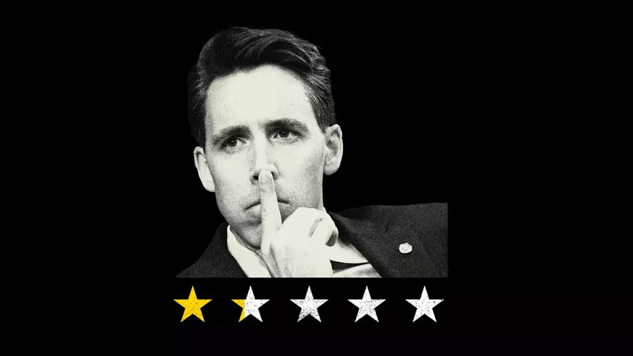 Online Reviewers Are Being Absolutely Brutal About Josh Hawley’s 'Manhood'