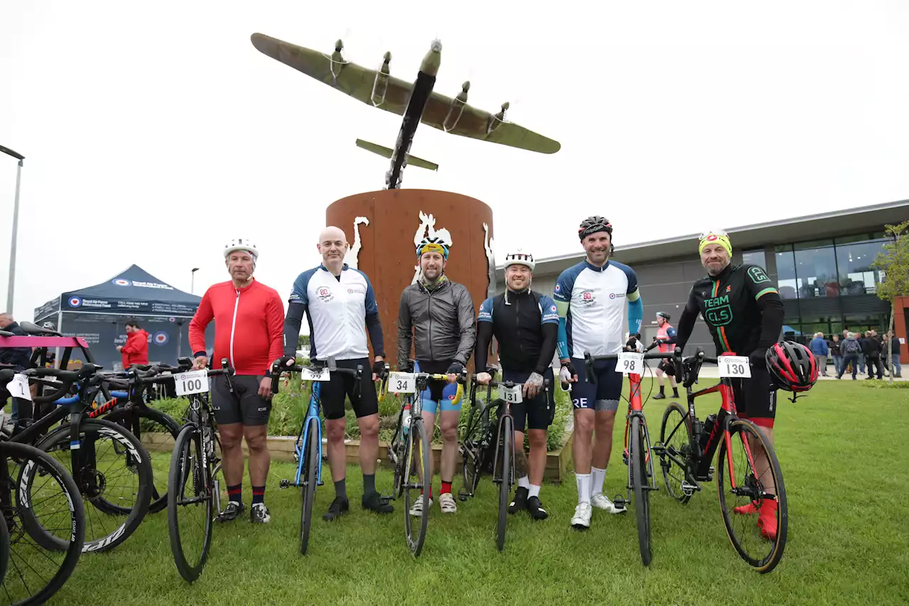 Cycling tribute: 80th anniversary of the Dambusters Raid commemorated by fundraiser ride