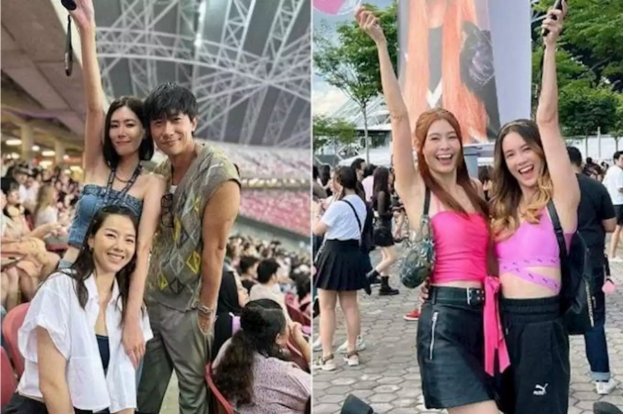 Singapore stars spotted at K-pop girl group Blackpink’s gig