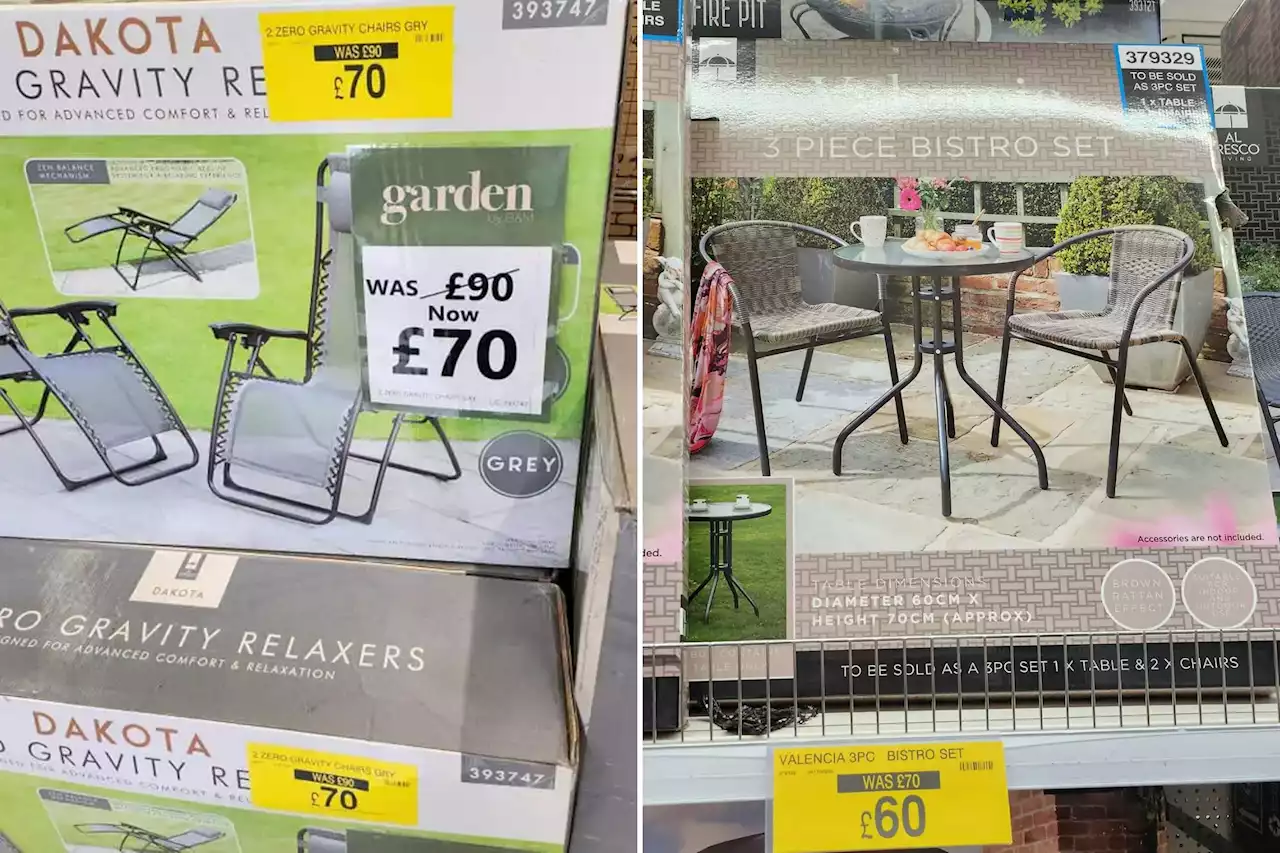 B&M fans are scrambling to get their hands on cut-price garden furniture