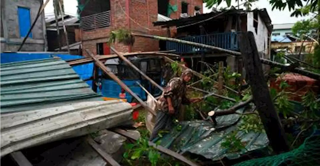 Myanmar port city cut off in Cyclone Mocha aftermath