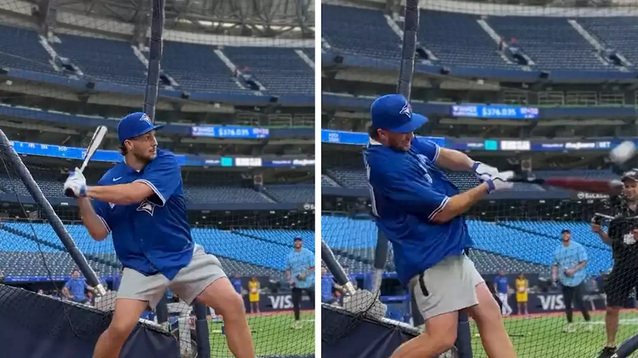 Josh Allen Hits Monster Home Runs At Blue Jays Batting Practice