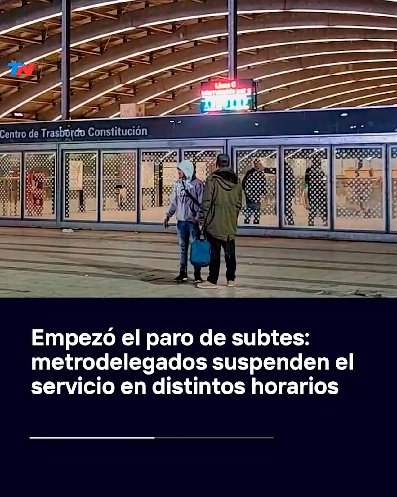 Paro de subtes: este lunes todas las líneas y el Premetro cortarán sus servicios de manera escalonada