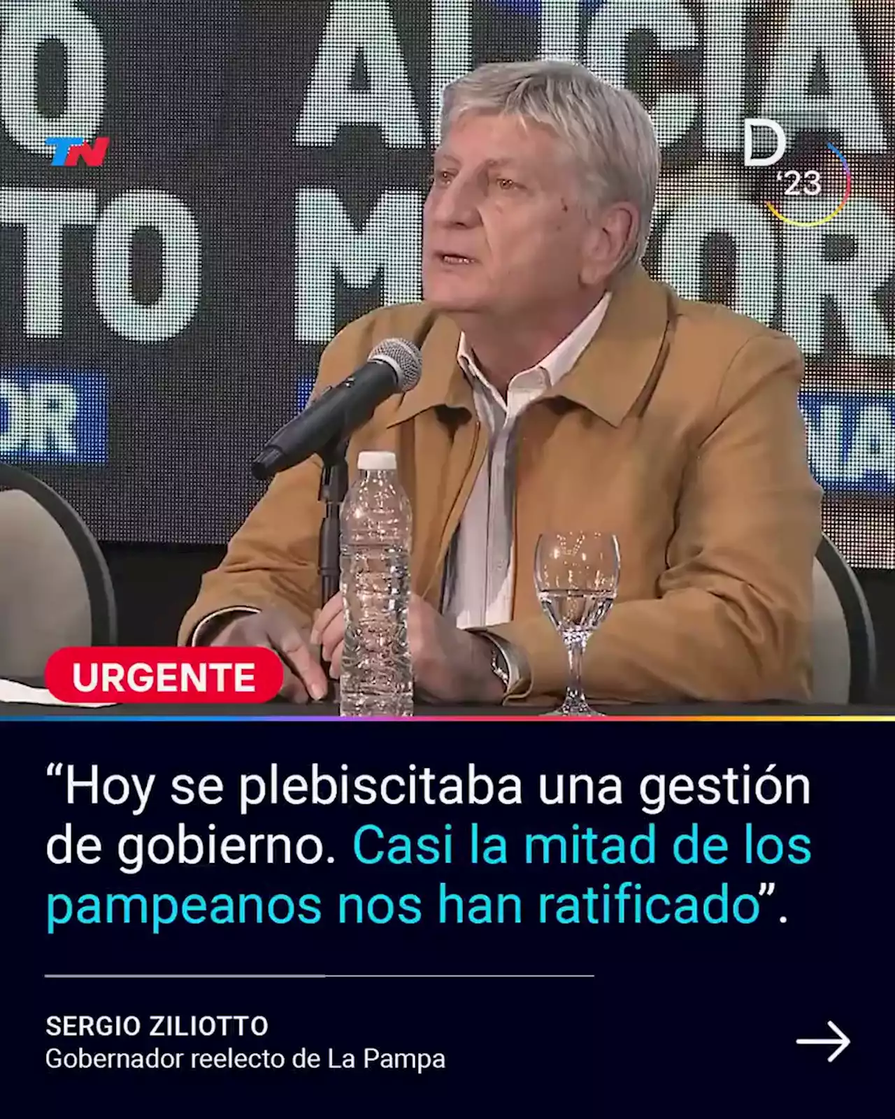 Sin sorpresa, Sergio Ziliotto gana en La Pampa y obtiene la reelección