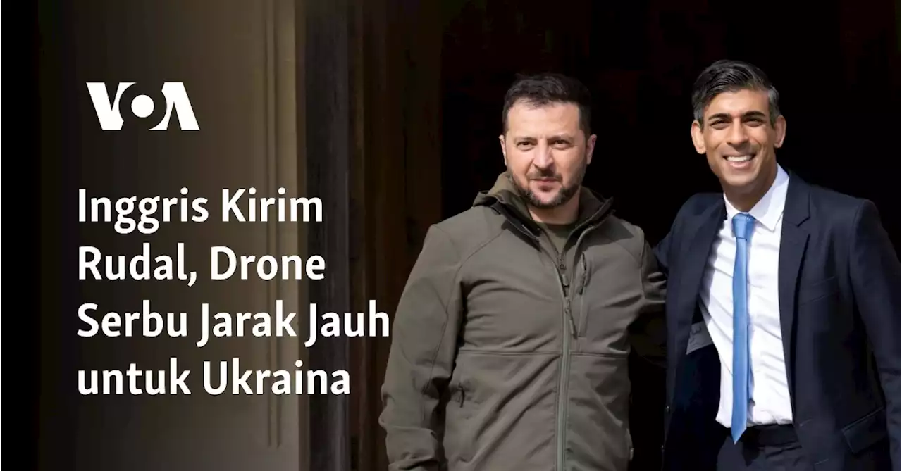 Inggris Kirim Rudal, Drone Serbu Jarak Jauh untuk Ukraina