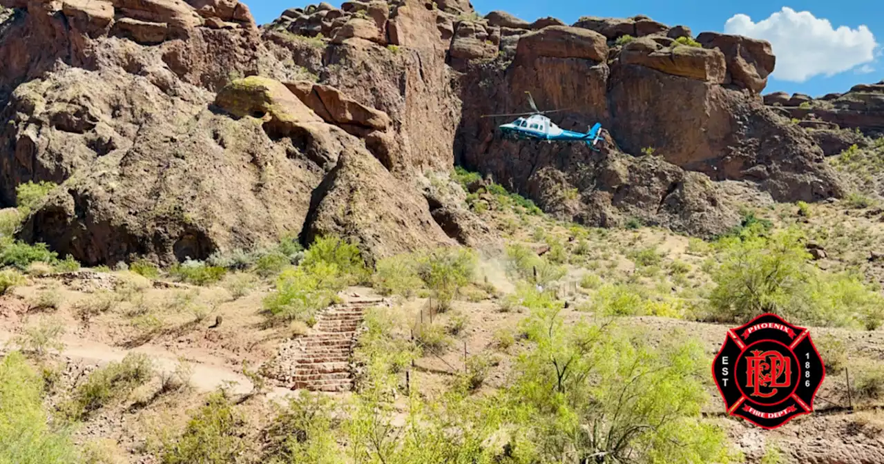 Man in critical condition after suffering heat exhaustion on Camelback Mountain Monday