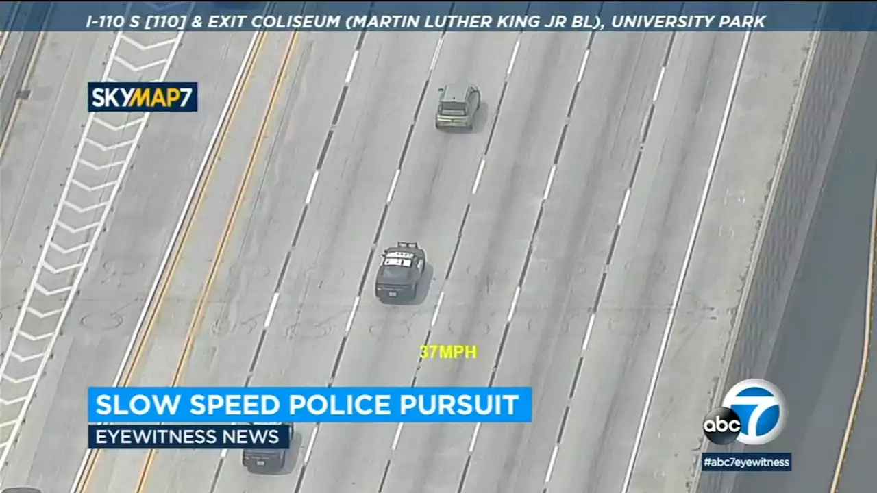 Driver does donuts in front of WGA strikers before fleeing scene, leading CHP on wild chase