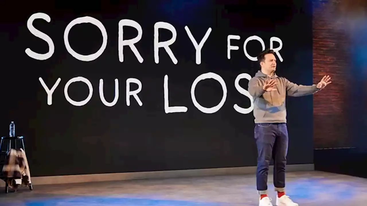 Comedy writer's one-man show 'Sorry for Your Loss' finds the humor in grief