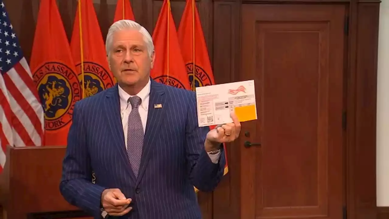 Nassau County executive demands fix to voter mail check card error