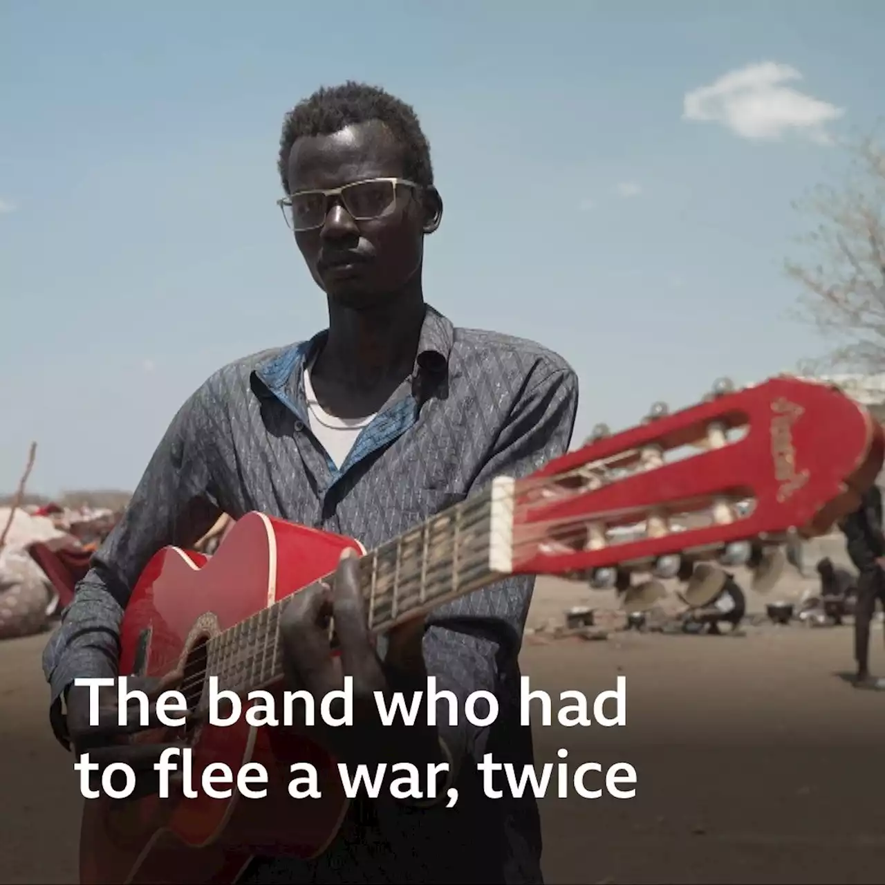 Sudan conflict: 'How I saved my red guitar from Khartoum war zone'