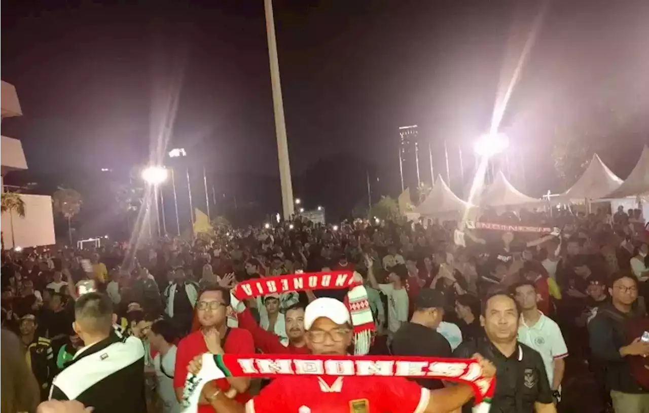 Nobar Final SEA Games 2023 di Kemenpora, Suporter Bangga Perjuangan Timnas U-22