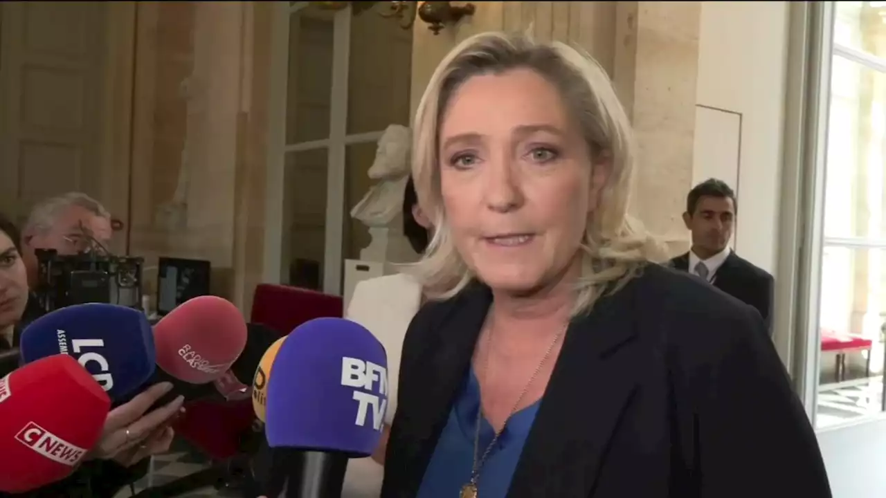 Petit-neveu de Brigitte Macron agressé: Marine Le Pen fait part de son 'indignation'