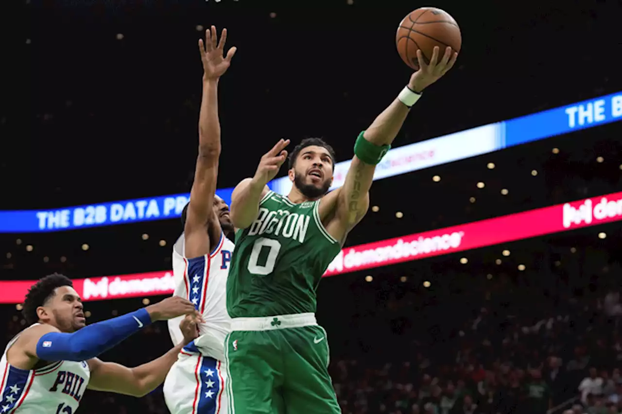 Tatum sets Game 7 record with 51 points, Celtics beat 76ers 112-88 | The Associated Press