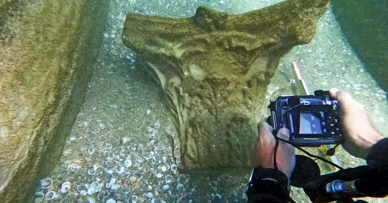 Diver discovers 1,800-year-old shipwreck off Israel with 'rare' marble artifacts