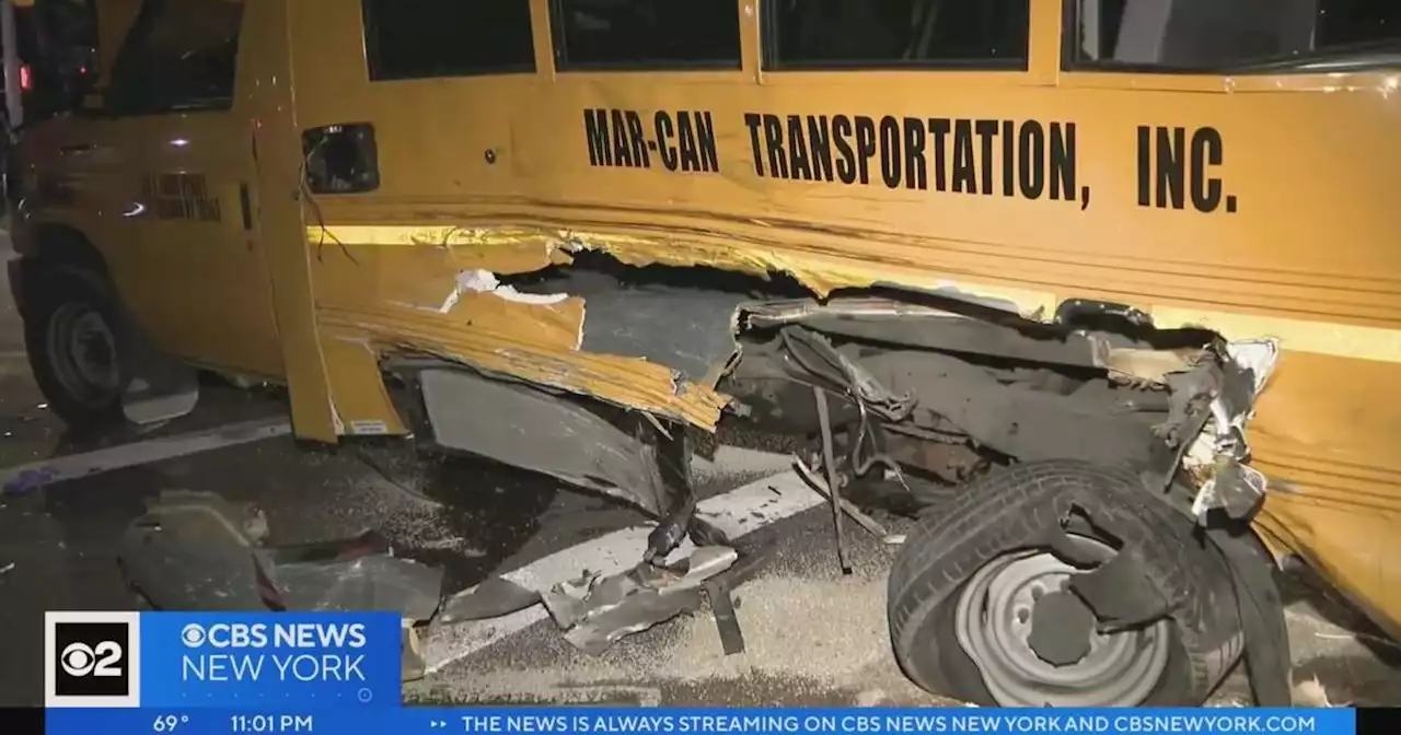 3 in critical condition following school bus accident in the Bronx