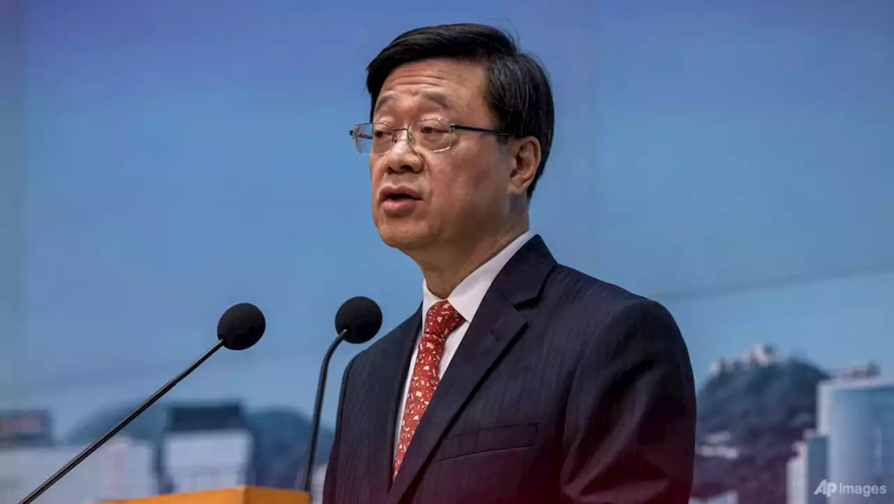 Hong Kong leader says China's sentencing of US citizen exposes national security threats