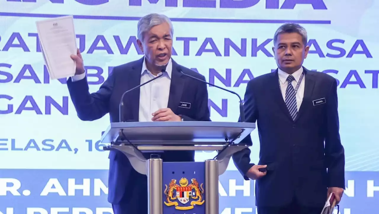 No immediate plans to declare heatwave an emergency: Malaysia DPM Ahmad Zahid