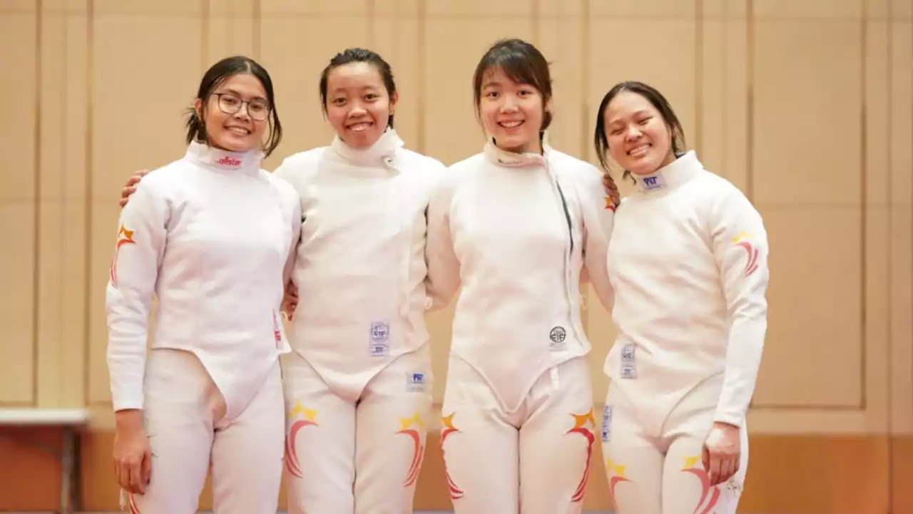 Women's epee team wins Singapore's 7th fencing gold in best SEA Games showing